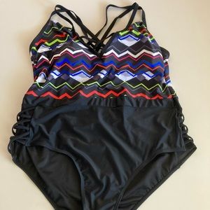 FTF Fashion To Figure Women’s One Piece Size 3 Multicolored NWT